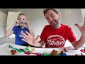 FATHER SON ULTIMATE LEGO BATTLE! /Mario In REAL LIFE!?