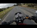 Taking the 865cc Interceptor for a short thrash. Raw sound.