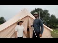 Building a Yurt and Moving in