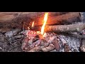 Burning some a log.#fire #smallfire#smalllog.