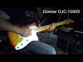 Jazz with Donner DJC-1000S - Jazz Electric Guitar TL Thinline F Hole semi-hollow