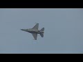 リアル トップガン】 築城基地航空祭2018 米空軍 F-16戦闘機 [ PACAF F-16デモチーム ] 機動飛行展示