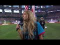 Ingrid Andress sings the worst national anthem ever at the Home Run Derby 2024