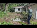 ABANDONED and VANDALIZED Property gets Makeover | Extreme Overgrown Lawn Transformation