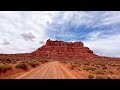 Driving Valley of the Gods in Utah  -  2024 - 4K