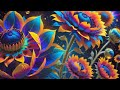 Nexxus 604 - Flower Power 2 - Psytrance mix • (4K AI animated music video)