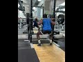 225 lbs x 15 (Barbell squats)