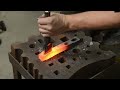 Blacksmithing - Forging an axe drift