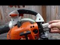 How To Repair A Stihl BG86 Blower That Leaks Fuel From Muffler