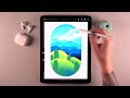 ANYONE Can Draw a Stylized Landscape in PROCREATE - Easy Drawing on iPad