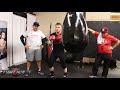 CANELO ALVAREZ KILLS THE HEAVY BAG! LOOKS FEROCIOUS & WORKS ON HEAD MOVEMENT FOR CHAVEZ JR FIGHT