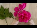 DIY-DIY | How To Make Roses From Easy Satin Ribbons | How To Make Rose With Satin Ribbon