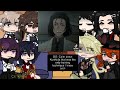 BSD react to Dazai Osamu// PART 1 \\ Tw [reaploded]