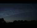 Noctilucent clouds 11pm June 28th 2024