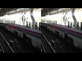 [3D]JR東日本 東北新幹線 E3系、E5系連結運転（仙台駅にて）