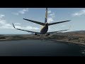 X-Plane 11 | Zibo Mod | Landing practice at GCLP (Gran Canaria, Spain)