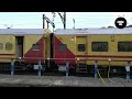 Palakkad Mangalore Intercity Express entering Shoranur