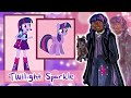 Redesigning My Little Pony: Equestria Girls! | PT 1 | Twilight Sparkle + Rainbow Dash | Speedpaint |