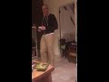 My dog hates it when my dad dances