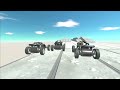 Animal Kart Race. Straight up-down course! | Animal Revolt Battle Simulator