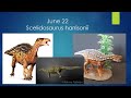 Age of Dinosaurs Calendar: June