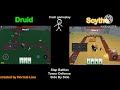 Druid + Scythe gameplay Side by Side (Slap Battles)(trash gameplay)