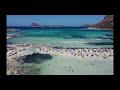 Stunning Aerial Views of Balos Lagoon, Crete: A Breathtaking Paradise #balos