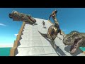 Evade Terror Bird and Jump Over Tylosaurus Pool - Animal Revolt Battle Simulator