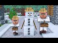 Snowman & Villager Life: FULL ANIMATION - Minecraft Animation