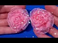 DIY-MINI ROSA DE ORGANZA RÁPIDA E MARAVILHOSA!!!