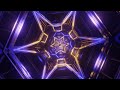 Abstract Background Video 4k Blue Gold Metallic Wireframe VJ LOOP NEON Sci-Fi Calm Screensaver