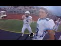 GoPro on Junior QB Gary Moeller’s helmet