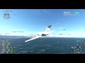 windiest flight ever! (hovering plane and flying backwards) Microsoft flight simulator