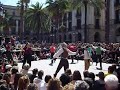 Exhibició de Lindy Hop (fragment) a la Plaça Reial de Barcelona. 13-04-2013.