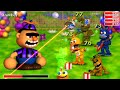 FNaF World - All Bosses + Endings