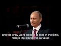 Putin about DiCaprio's flight to Russia [Eng Sub]