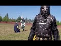 SCA Heavy Combat Practice - Drills & Training - How to Cover Distance + Crossing Plain of the Knees