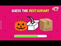 Guess the Fast Food Restaurant by Emoji? Brain Wave Quizzer