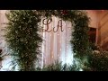 Trang trí backdrop hoa thạch thảo tươi siêu đẹp  | Vy Wedding House