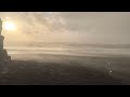 Sneaker winds in Black Beach Iceland. Reynisfara