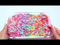 Mixing All My SLIME by Finding Rainbow Carrot Shapes inside Orbeez CLAY Coloring! Satisfying Asmr