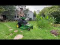 SWEET Lady needed HELP - so I mowed her OVERGROWN YARD FOR FREE