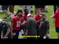 MIC’D UP: Jacoby Brissett & Offensive Coordinator Alex Van Pelt at 2024 Patriots Training Camp