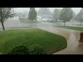 Thunderstorm, Morden, Manitoba. June 12, 2024. Watch to the end.