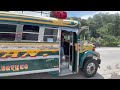 Chicken Bus Wild Crazy Ride in Guatemala