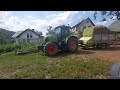 😍🚜Zbieranie siana Claas Arion 520🚜😍SIANOKOSY 2024