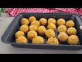 كرات البطاطس المقرمشة محشية بالجبنة | Crunchy Crispy Potato Balls
