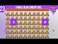 Göz Testinde Farklı Olan Emojileri Bulabilir Misin ? | FARKI BUL | FARK BULMACA | EMOJİ BULMA OYUNU