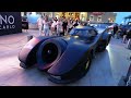 Batman and Zeus in Batmobile drive away from Casino Monte Carlo - Ilan Tobianah in Hamdy´s Batmobile