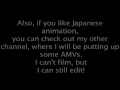 YouTube XBOX 360 Clan + I Admit to making AMVs + Misc.